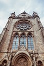 Saint-MartinÃ¢â¬â¢s Church in Arlon, Province of Luxembourg, Belgium. View of the exterior, Neo-gothic style. Royalty Free Stock Photo